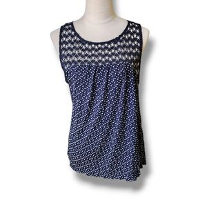 LOFT Outlet Crochet And Diamond Tank Top